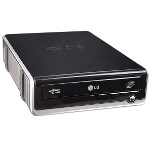 LG GE20LU11 20x DVD±RW DL USB 2.0 External Drive w/LightScribe &